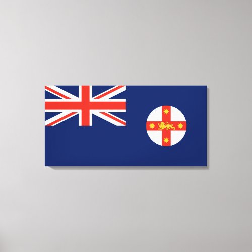 Flag of New South Wales Australian State Canvas Print