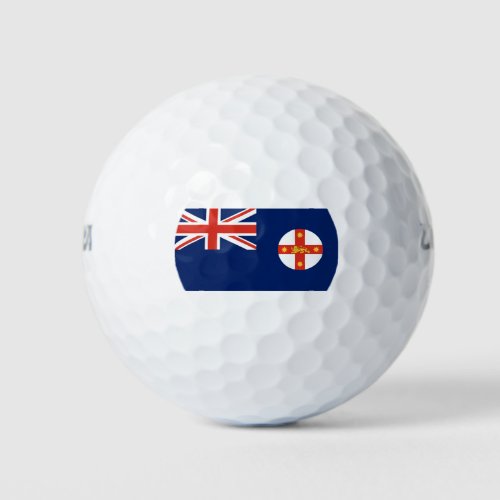 Flag of New South Wales Australian State Golf Balls