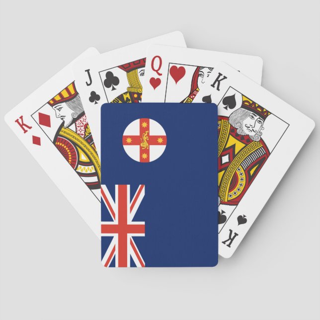 Flag of New South Wales (Australian State) Poker Cards (Back)