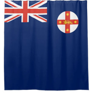 Flag of New South Wales (Australian State) Shower Curtain