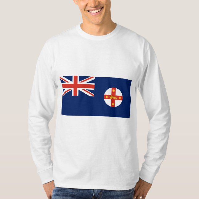 Flag of New South Wales (Australian State) T-Shirt (Front)