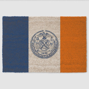 Flag of New York City Fiber Doormat