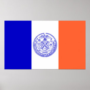 FLag of New York City Poster
