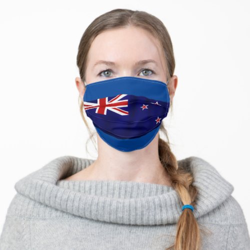 Flag of New Zealand Adult Cloth Face Mask