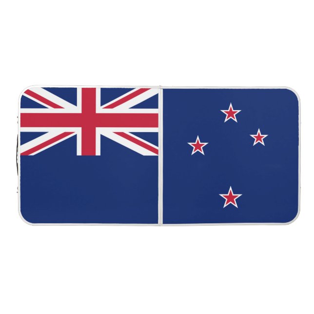 Flag of New Zealand Beer Pong Table (Top)