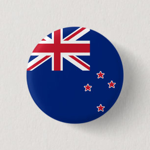 Flag of New Zealand Button