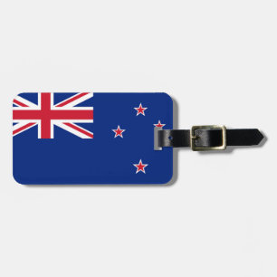 Flag of New Zealand Easy ID Personal Luggage Tag