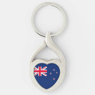 Flag of New Zealand Keychain
