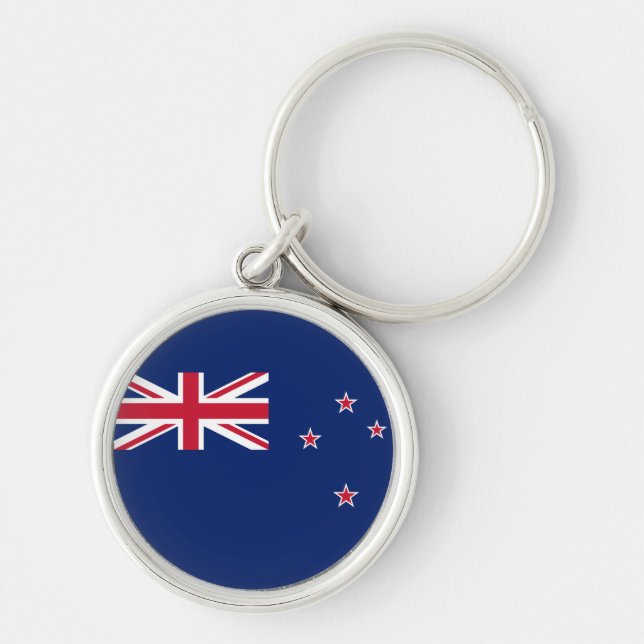 Flag of New Zealand Keychain (Front)