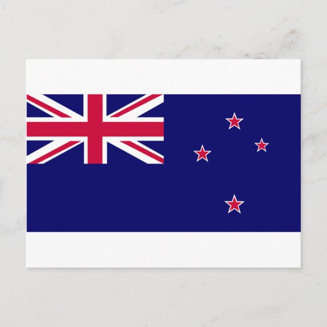 Flag of New Zealand Postcard (Front)