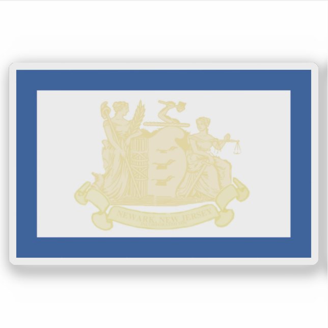 Flag of Newark, New Jersey, USA Sticker (Front)