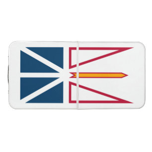 Flag of Newfoundland and Labrador (Canada) Beer Pong Table