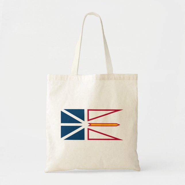 Flag of Newfoundland and Labrador (Canada) Tote Bag (Front)