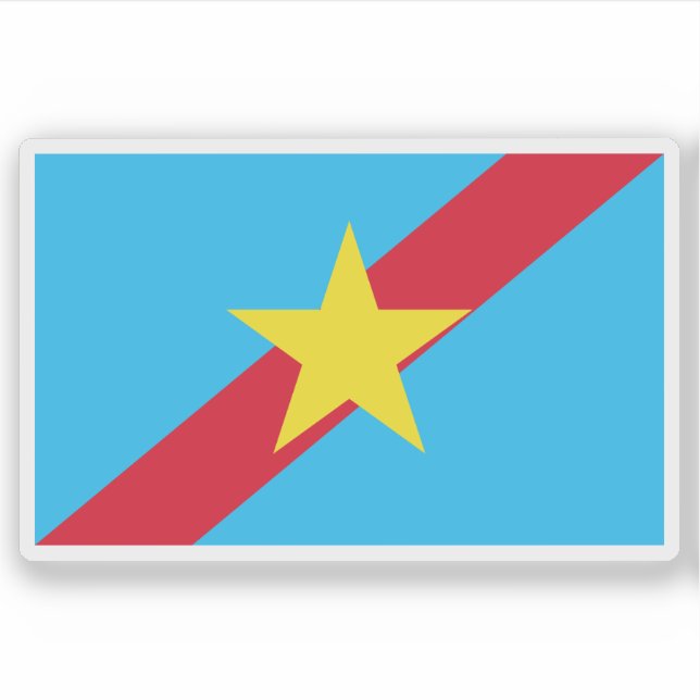Flag of Ngaraard State, Palau Sticker (Front)