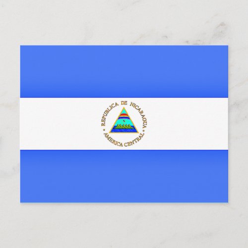 Flag of Nicaragua  Postcard