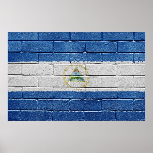 Flag of Nicaragua Poster