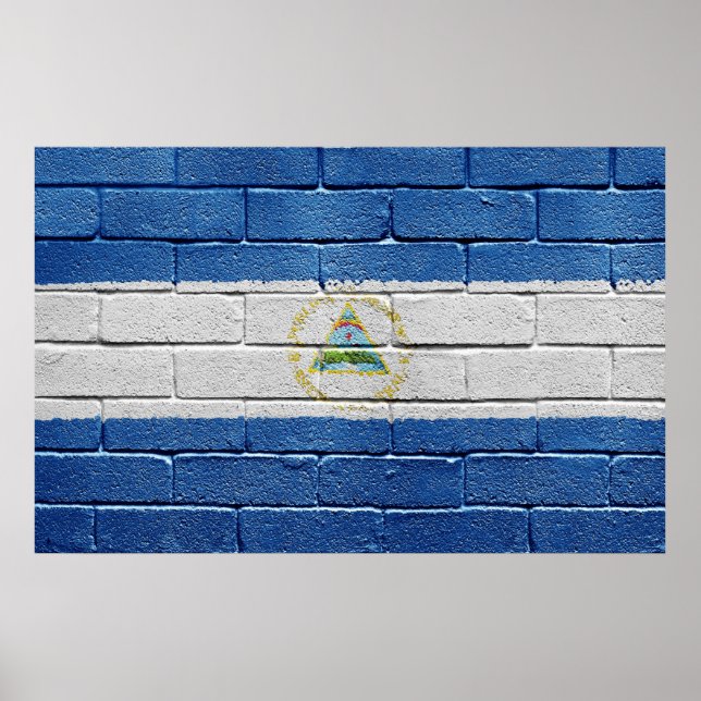 Flag of Nicaragua Poster (Front)