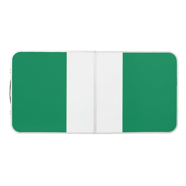 Flag of Nigeria Beer Pong Table (Top)