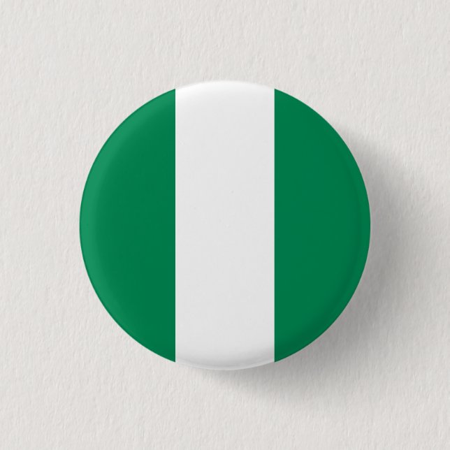 Flag of Nigeria Button (Front)