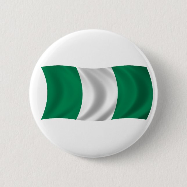 Flag of Nigeria Button (Front)