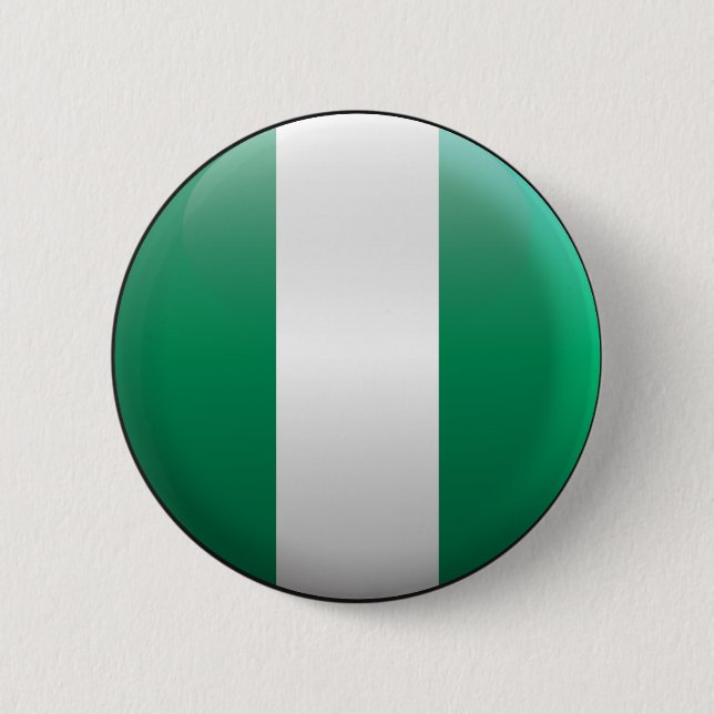 Flag of Nigeria Button (Front)