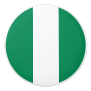 Flag of Nigeria Ceramic Knob