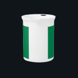 Flag of Nigeria Pitcher<br><div class="desc">Flag of Nigeria</div>