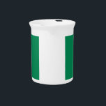 Flag of Nigeria Pitcher<br><div class="desc">Flag of Nigeria</div>