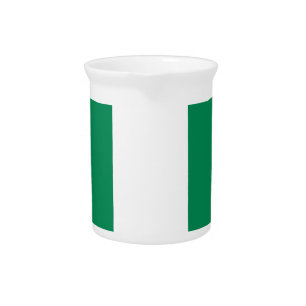 Flag of Nigeria Pitcher