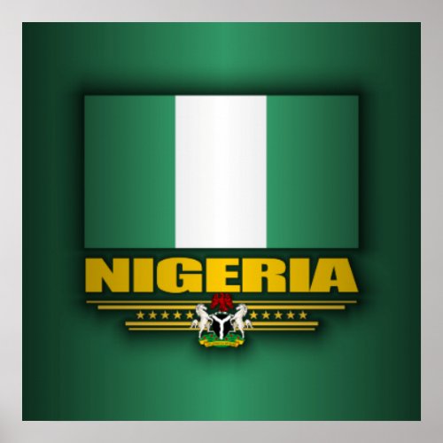 Flag of Nigeria Poster