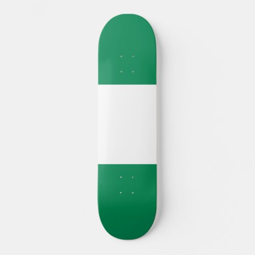 Flag of Nigeria Skateboard