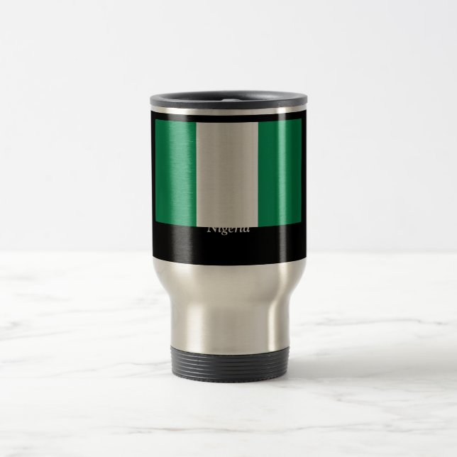 Flag of Nigeria Travel Mug (Center)