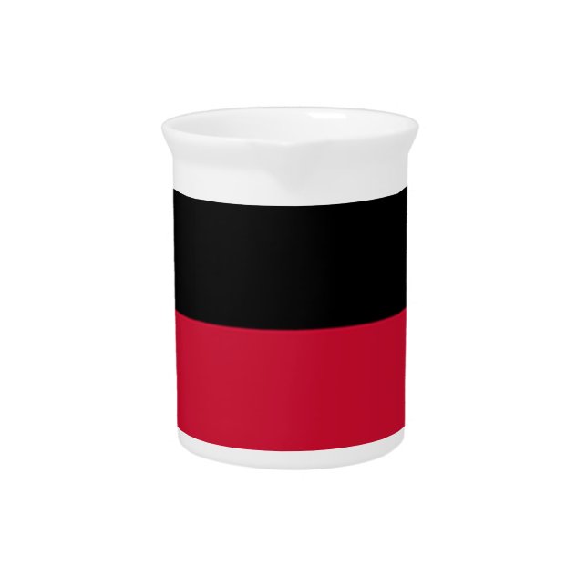 Flag of Nijmegen Drink Pitcher (Front)