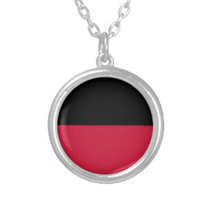 Flag of Nijmegen Silver Plated Necklace