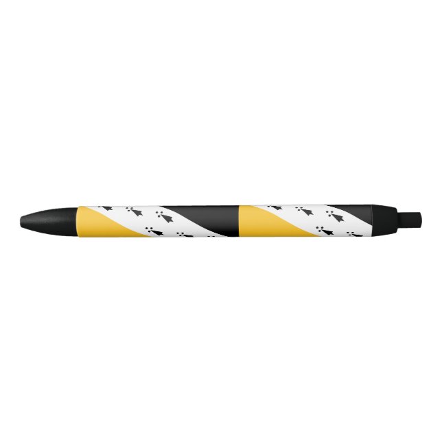 Flag of Norfolk Black Ink Pen (Front)