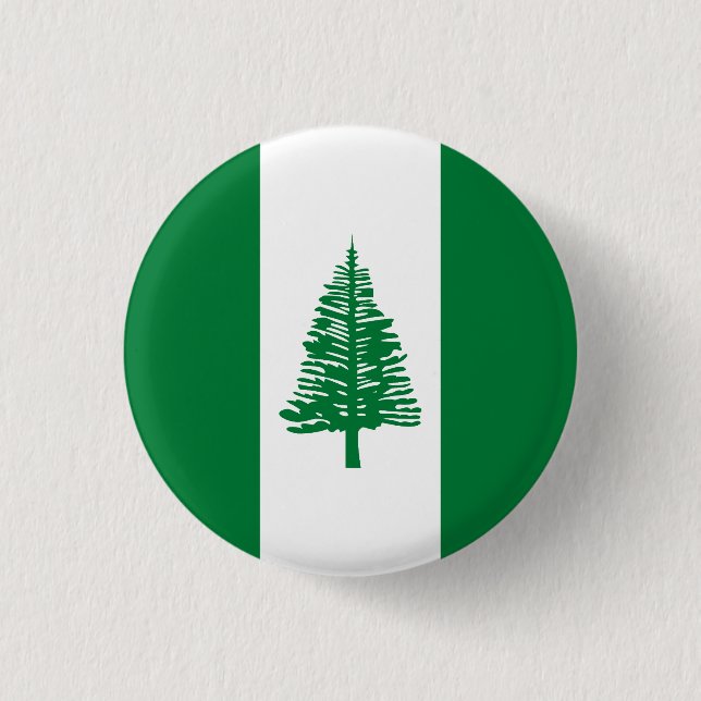 Flag of Norfolk Island Button (Front)