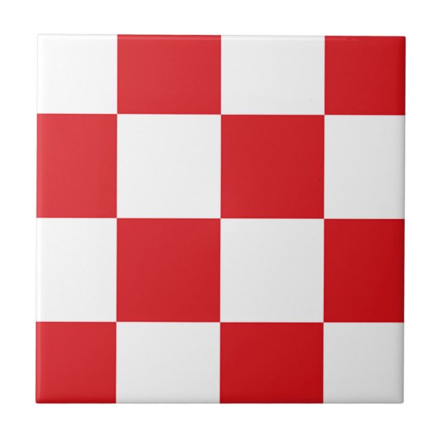 Flag of North Brabant Ceramic Tile (Front)