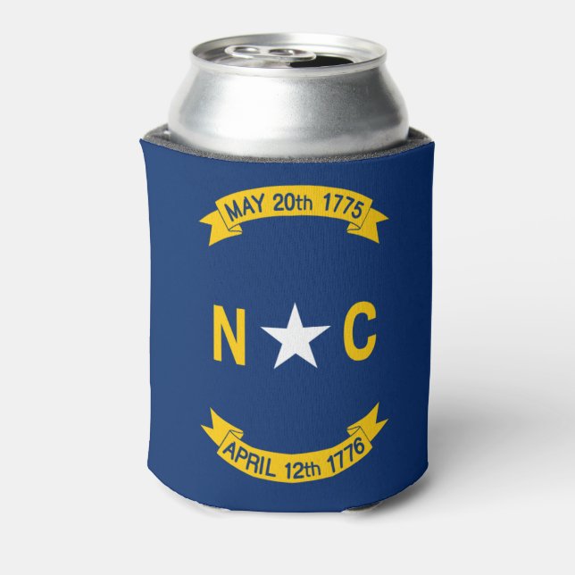 Flag of North Carolina Can Cooler (Can Back)