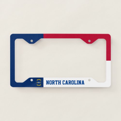 Flag of North Carolina License Plate Frame