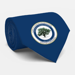 Flag of North Charleston (South Carolina) Neck Tie