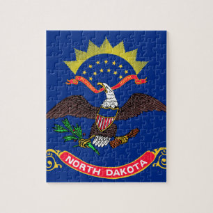 Flag of North Dakota Jigsaw Puzzle