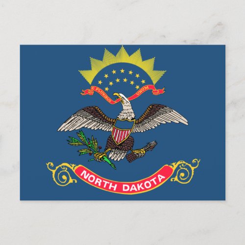 Flag of North Dakota Postcard