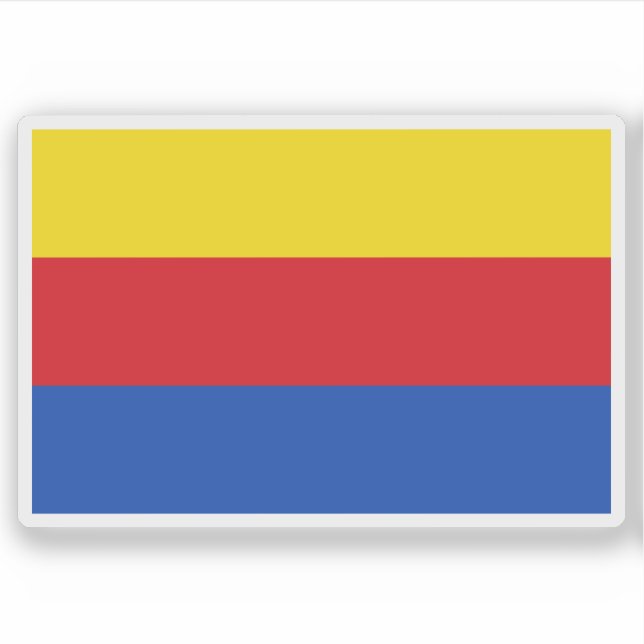 Flag of North Holland, the Netherlands Sticker (Front)