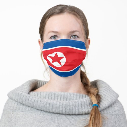 Flag of North Korea DPRK Adult Cloth Face Mask