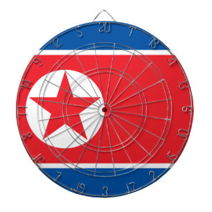 Flag of North Korea (DPRK) Dart Board