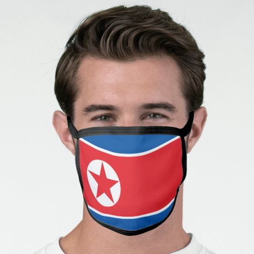 Flag of North Korea DPRK Face Mask