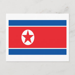 Flag of North Korea Postcard
