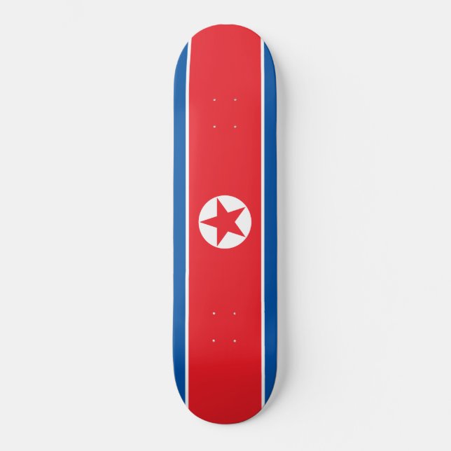 Flag of North Korea Skateboard (Front)