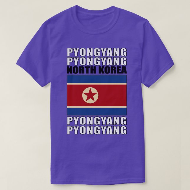 Flag of North Korea T-Shirt (Design Front)