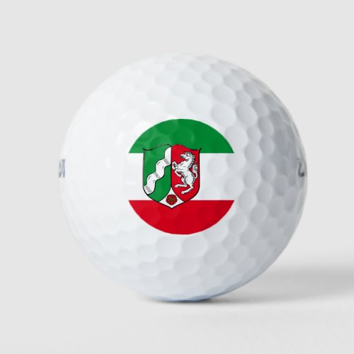 Flag of North_Rhine Westphalia Golf Balls